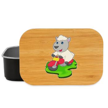 Sheep Motorcycle - Lunch Box - black - Front