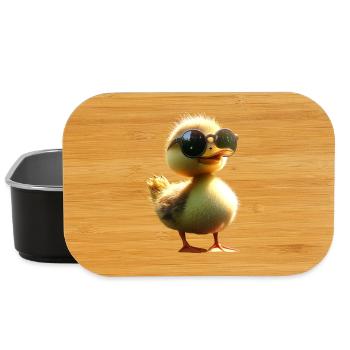 Canard, Canard colvert, Caneton, Caneton, , Canard - Boîte à goûter - noir - Devant