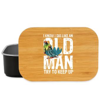 I know i ski like an old man try to keep up - Lunch Box - Schwarz - Vorne