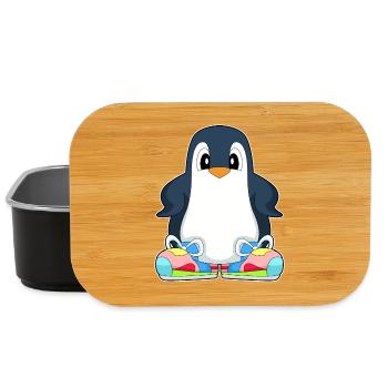 Lustiger Pinguin  - Lunch Box - Schwarz - Vorne