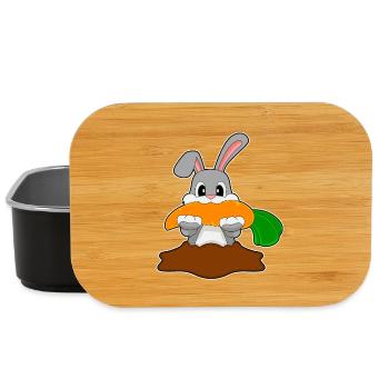 Rabbit Carrot - Lunch Box - black - Front
