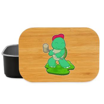 Turtle Artisan Hammer Craft - Lunch Box - black - Front