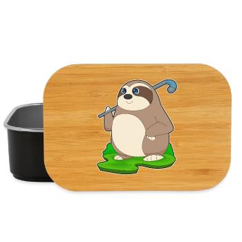 Faultier Feldhockey Feldhockeyschläger - Lunch Box - Schwarz - Vorne