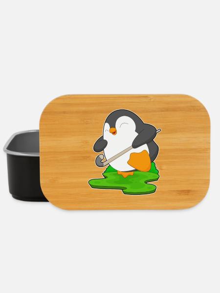 Pinguin Feldhockey Feldhockeyschläger - Lunch Box - Schwarz