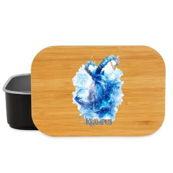 Krampus in einer Eislandschaft - Lunch Box - Schwarz - Vorne