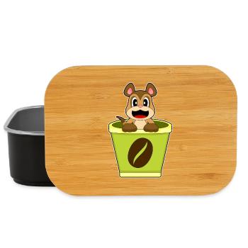 Meerkat Coffee to go Mug - Lunch Box - black - Front