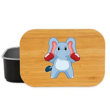 Elephant Boxer Gants de boxe Boxe - Boîte à goûter - noir - Devant