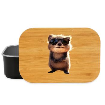 Quokka Be Quokka Happy Australien Lächeln Quokkas - Lunch Box - Schwarz - Vorne