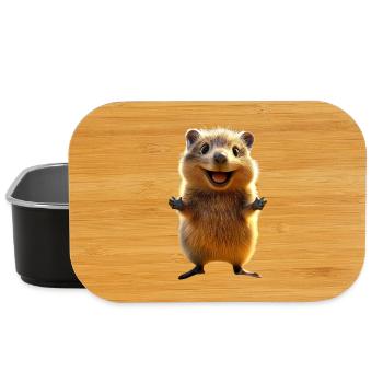 Quokka Be Quokka Happy Australien Lächeln Quokkas - Lunch Box - Schwarz - Vorne