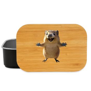 Quokka Be Quokka Happy Australien Lächeln Quokkas - Lunch Box - Schwarz - Vorne