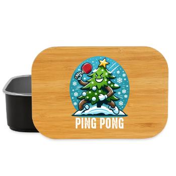 Tennis de table Arbre de Noël Costume Arbre de Noël - Boîte à goûter - noir - Devant