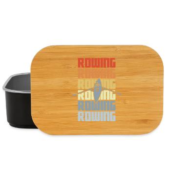 Vintage Rowing - Lunch Box - black - Front