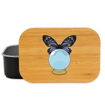 Schmetterling Kristallkugel - Lunch Box - Schwarz - Vorne