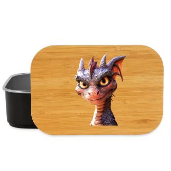 Dragon Mythical Creature Dragon Lover Fire Dragon - Lunch Box - black - Front