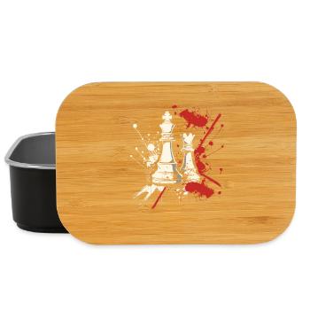 Chess Street Art - Lunch Box - black - Front