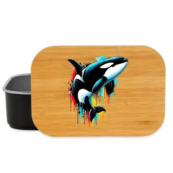 Killer whale - Lunch Box - black - Front