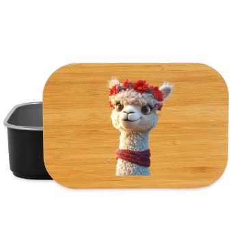 Alpaca Sweet Llama Farm Life Is Better With Alpacas - Lunch Box - black - Front