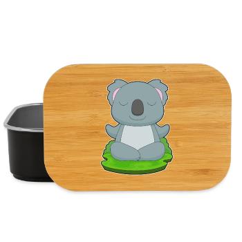 Koala Yoga Fitness Meditation - Lunch Box - Schwarz - Vorne