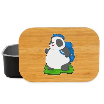 Randonnée à dos pour randonneurs panda - Boîte à goûter - noir - Devant