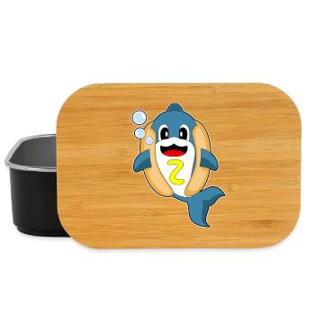 Delfin Hotdog - Lunch Box - Schwarz - Vorne