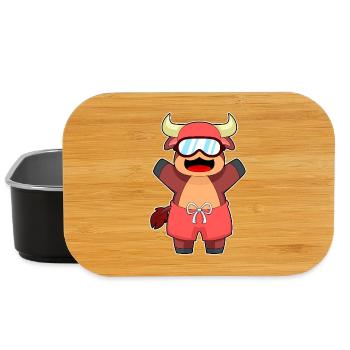 Stier Schwimmen Schwimmbrille Sommer - Lunch Box - Schwarz - Vorne