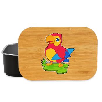 Parrot surf board Summer - Boîte à goûter - noir - Devant