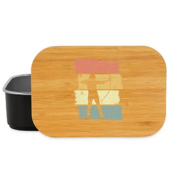 Bogenschütze Skizze - Lunch Box - Schwarz - Vorne