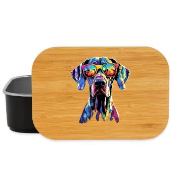 Great Dane Hatz Male Saupacker Great Dane - Lunch Box - black - Front
