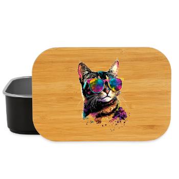 Bengal Katze Leopard Cat Leopardette Bengal Katzen - Lunch Box - Schwarz - Vorne