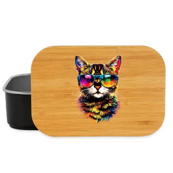 Bengal Katze Leopard Cat Leopardette Bengal Katzen - Lunch Box - Schwarz - Vorne