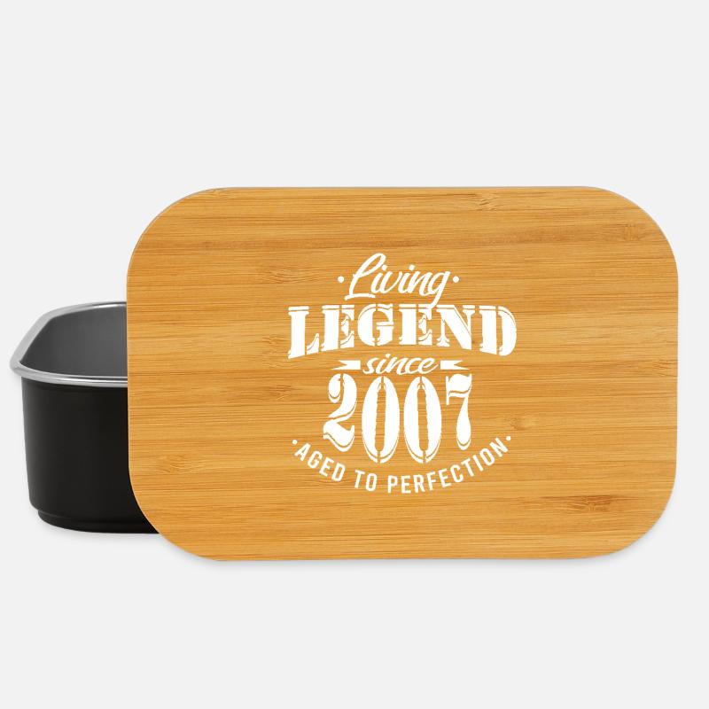 Geburtstag Legende 2007 Perfektion - Lunch Box - Schwarz
