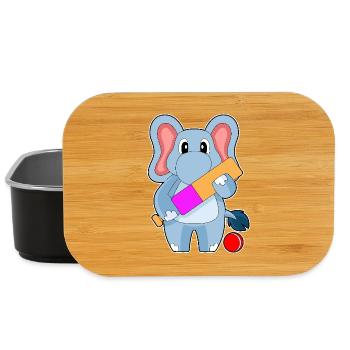 Elephant Cricket Cricket Bats - Lunch Box - black - Front