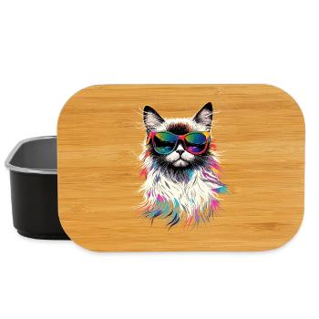 Ragdoll Cat Ragdoll Cat Cute Ragdoll Cats - Lunch Box - black - Front