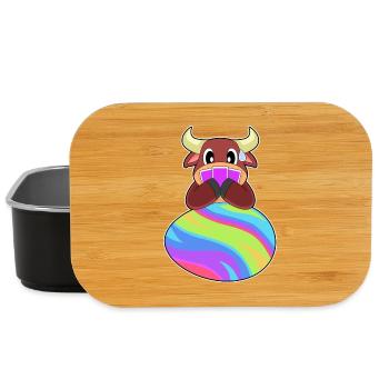 Stier Ostern Poker - Lunch Box - Schwarz - Vorne