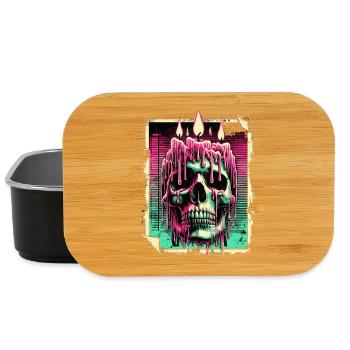 Bougie fondante crâne - Neon Gothic Art - Boîte à goûter - noir - Devant