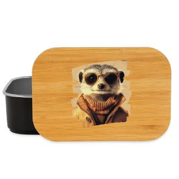 Erdmännchen - Lunch Box - Schwarz - Vorne