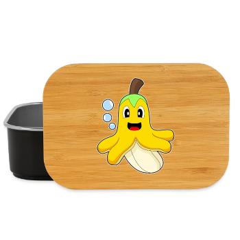 Krake Banane - Lunch Box - Schwarz - Vorne