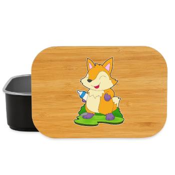 Fuchs Babyflasche Milch - Lunch Box - Schwarz - Vorne