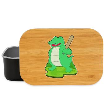 Crocodile Cricket Batte de cricket - Boîte à goûter - noir - Devant
