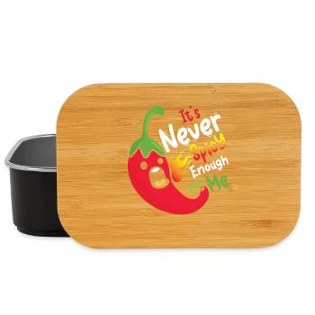 It s never spicy enough for me 08 - Lunch Box - Schwarz - Vorne