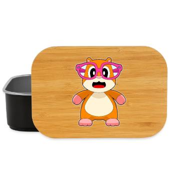 Lunettes de hamster - Boîte à goûter - noir - Devant