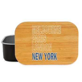 Major Tennis Tournament New York City - Lunch Box - black - Front