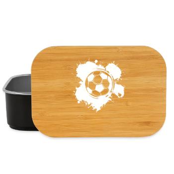 Football - Boîte à goûter - noir - Devant