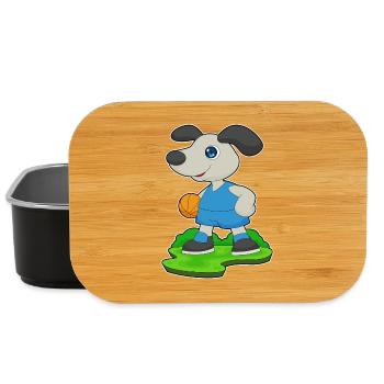 Dog Basketball Player Basketball - Lunch Box - black - Front