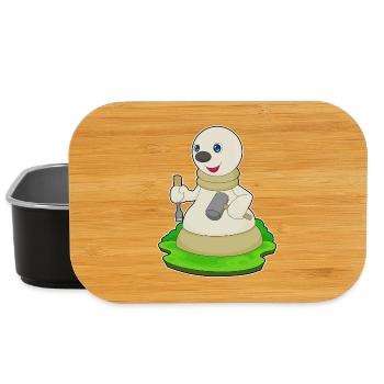 Chess piece pawn chess - Lunch Box - black - Front