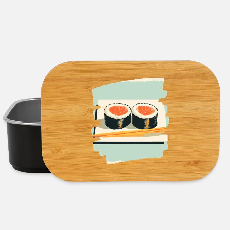 Sushi - Boîte à goûter - noir