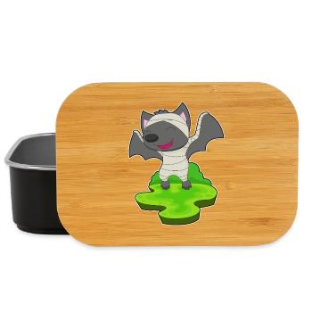Bat Halloween Mummy - Lunch Box - black - Front