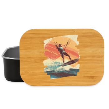 Kitesurfers - Lunch Box - black - Front