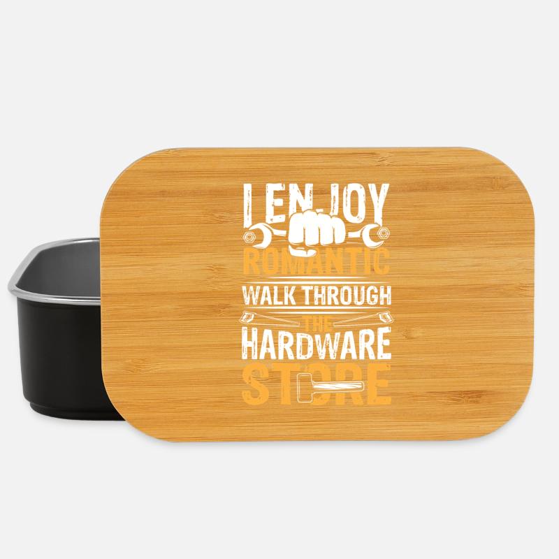 Romantic walk through hardware store - Lunch Box - Schwarz