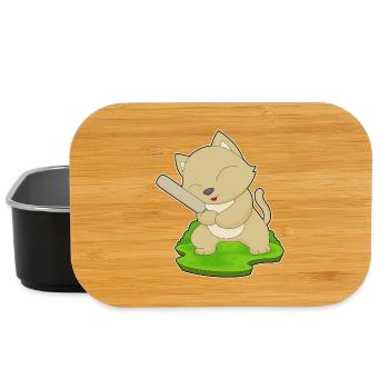 Cat Cricket Cricket Bats - Lunch Box - black - Front